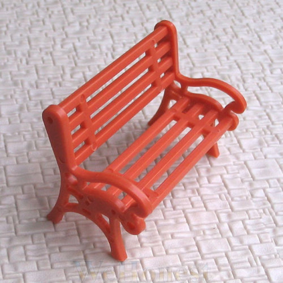 4 pcs G scale 1:24 Park Benches / platform settee #CO